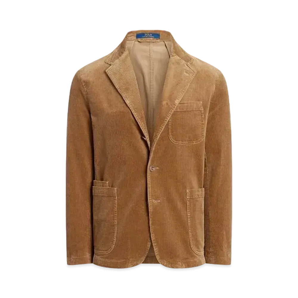 Polo Ralph Lauren Washed Stretch Corduroy Suit Jacket "Brown"