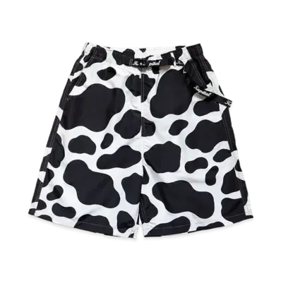 KAPITAL FAST DLY TAFA COWPRINT EASY SHORT PANTS "White"