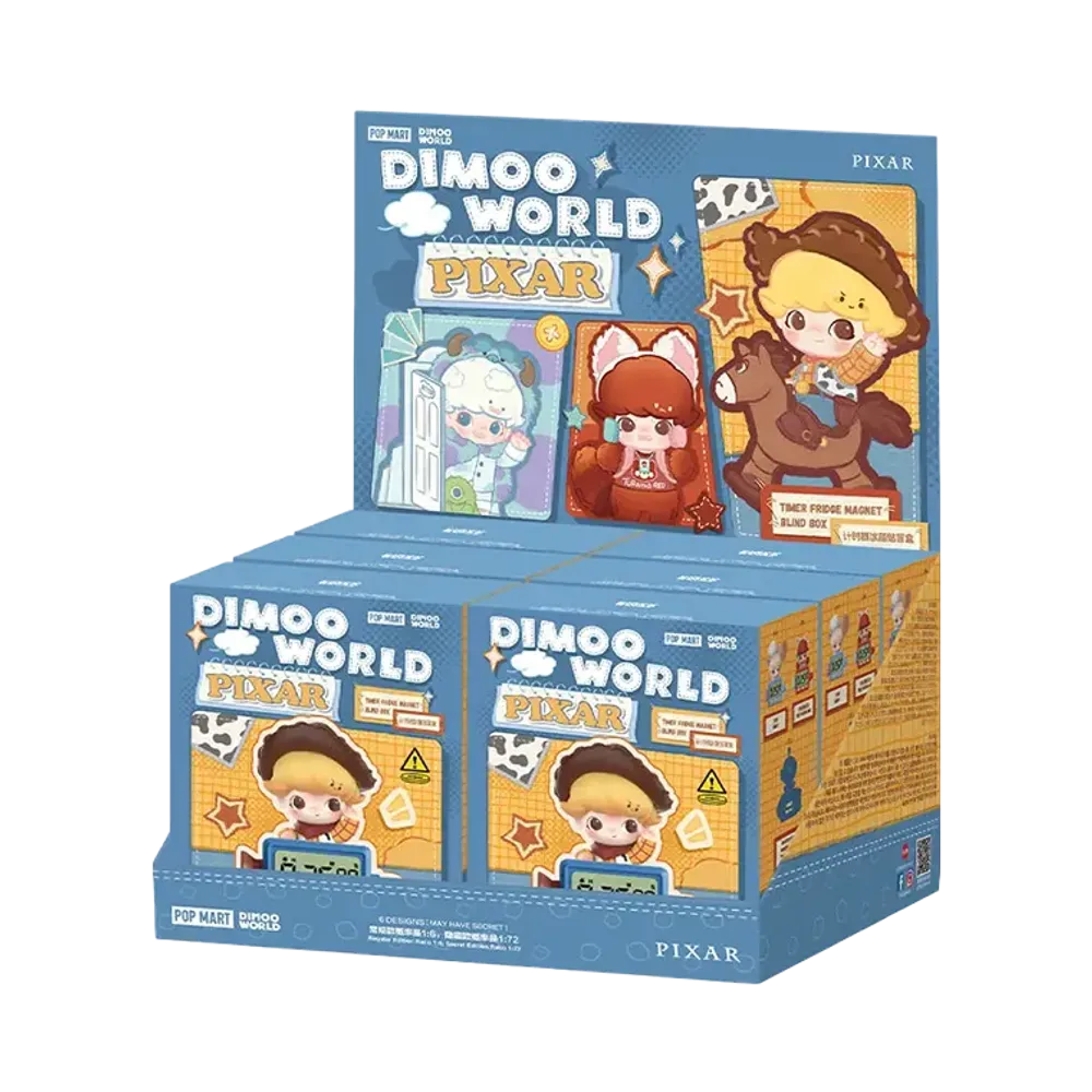 POP MART DIMOO WORLD x PIXAR Series Timer Magnet [Assortment Box]