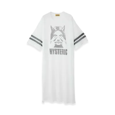 HYSTERIC GLAMOUR Women's See No Evil Dress "White"