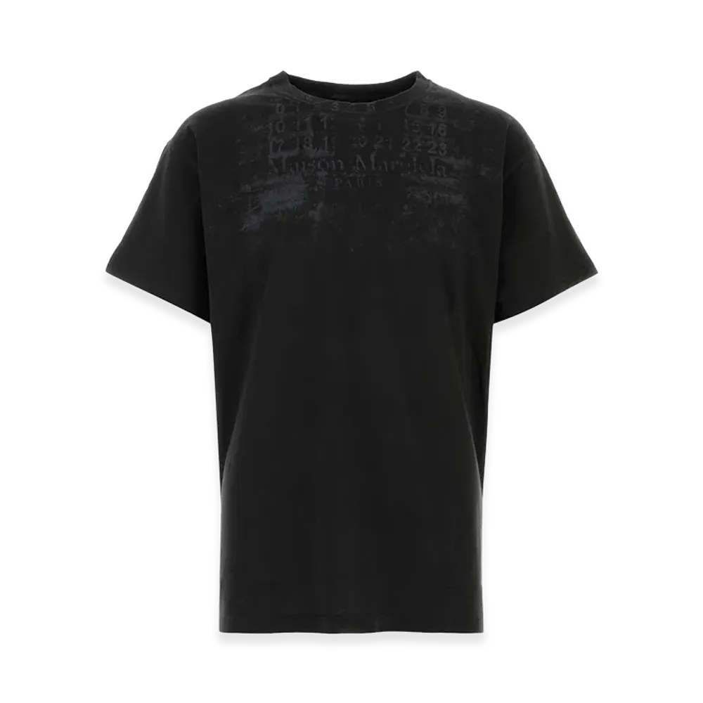 Maison Margiela Cotton T-Shirt "Gray/Black"