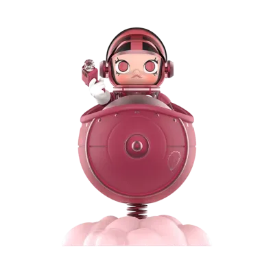 POP MART "MEGA COLLECTIONS" MEGA SPACE MOLLY 100% Blooming Series-Hibiscus (Malaysia)
