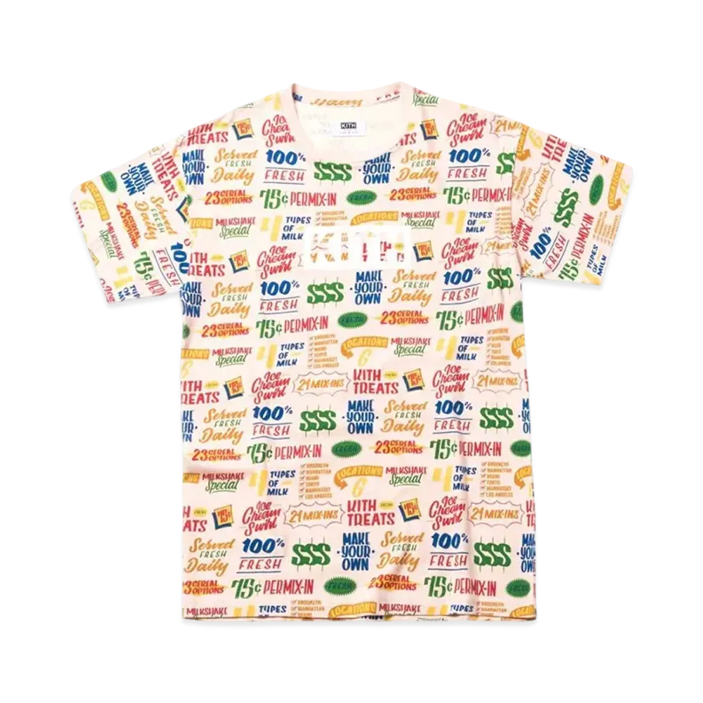Kith S/S T-Shirt Tarts Circle "Light Pink"