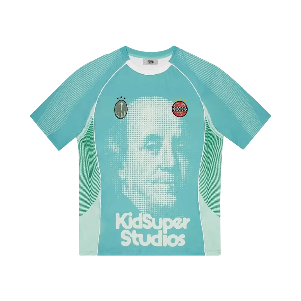 TRAPSTAR x Kidsuper Football Jersey "Teal"
