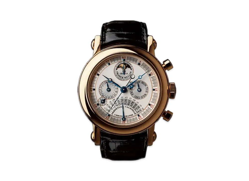 FRANCK MULLER Round RetroGrade Equation Perpetual Calendar Chronograph