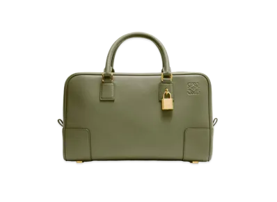 LOEWE Amazona 28 Bag In Nappa Calfskin "Avocado Green"