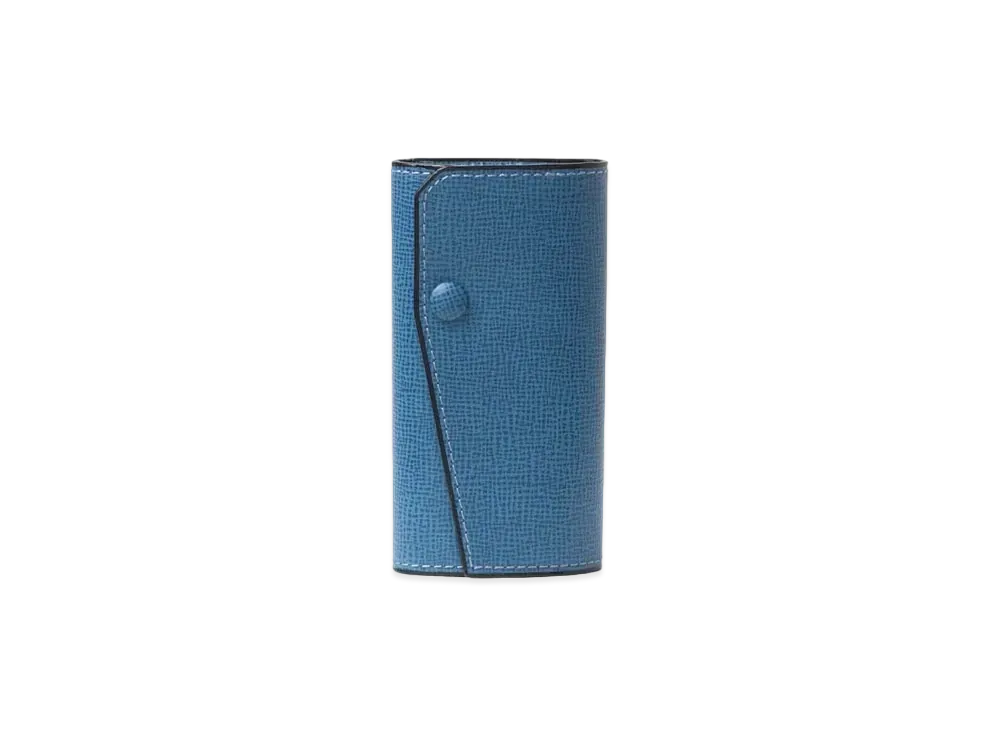 Valextra Key Holder 6 Hook "Cobalt Blue"
