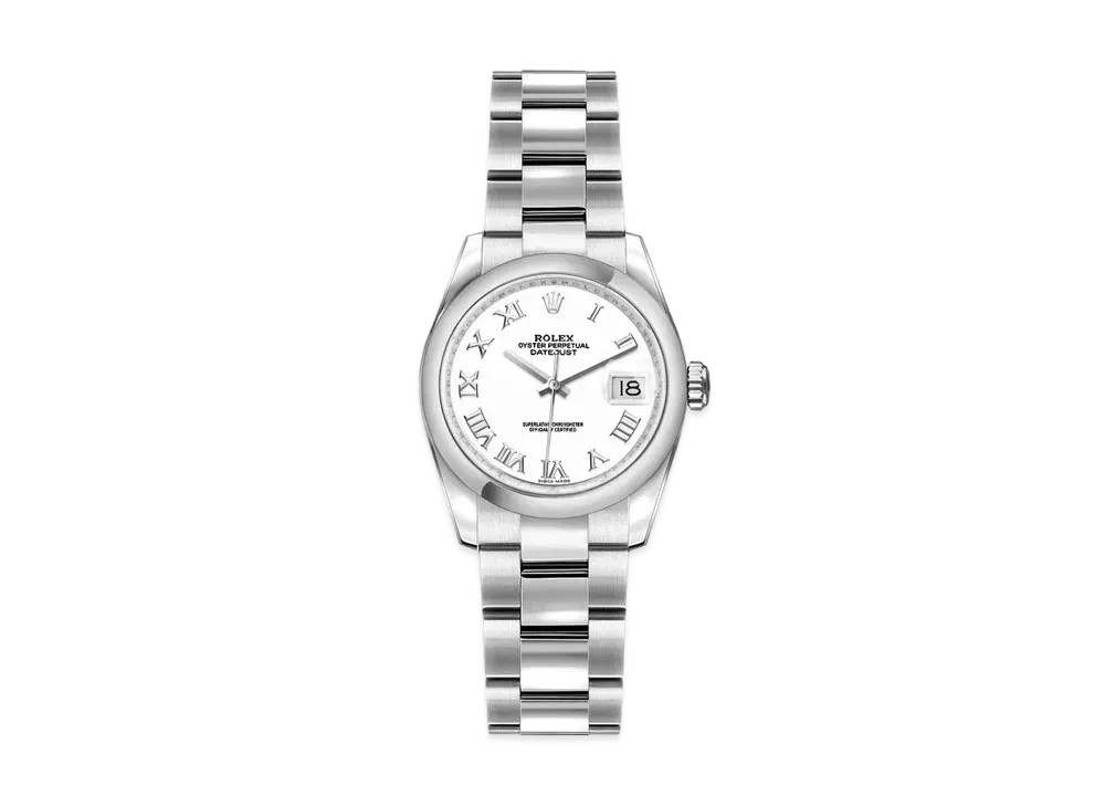 ROLEX Lady-Datejust "White Roman/Stainless Steel"
