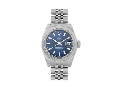 ROLEX Lady-Datejust "Blue/Stainless Steel/White Gold"