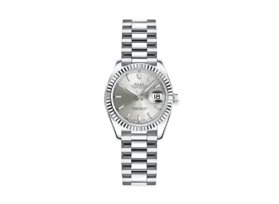 ROLEX Lady-Datejust "Silver/White Gold"