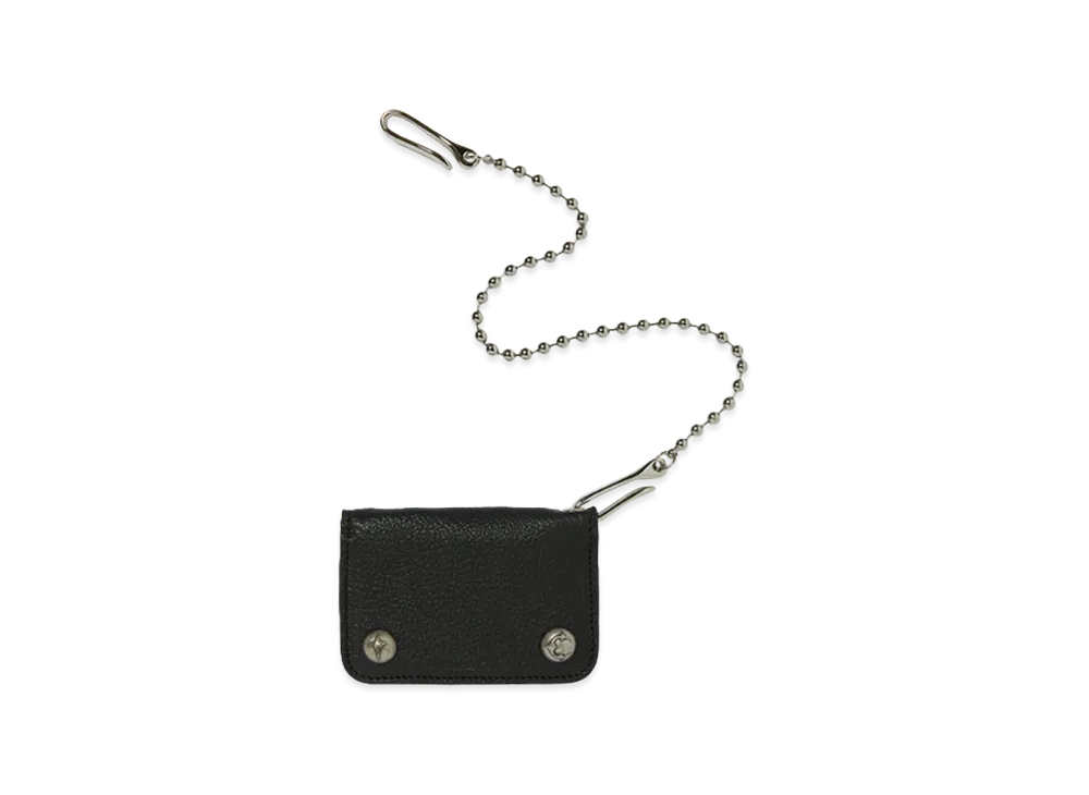 THUG CLUB TC Ball Chain Leather Card Case "Black"