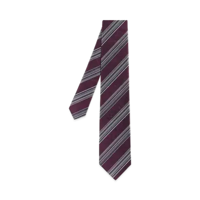 Paul Smith Gradient Regimental Tie "DarkRed"