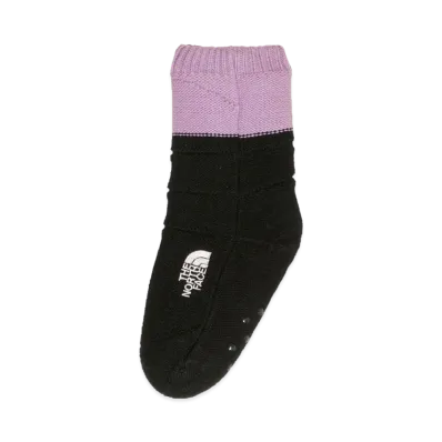 The North Face Kid's Nuptse Bootie Socks Kids "Lavender x TNF Black"