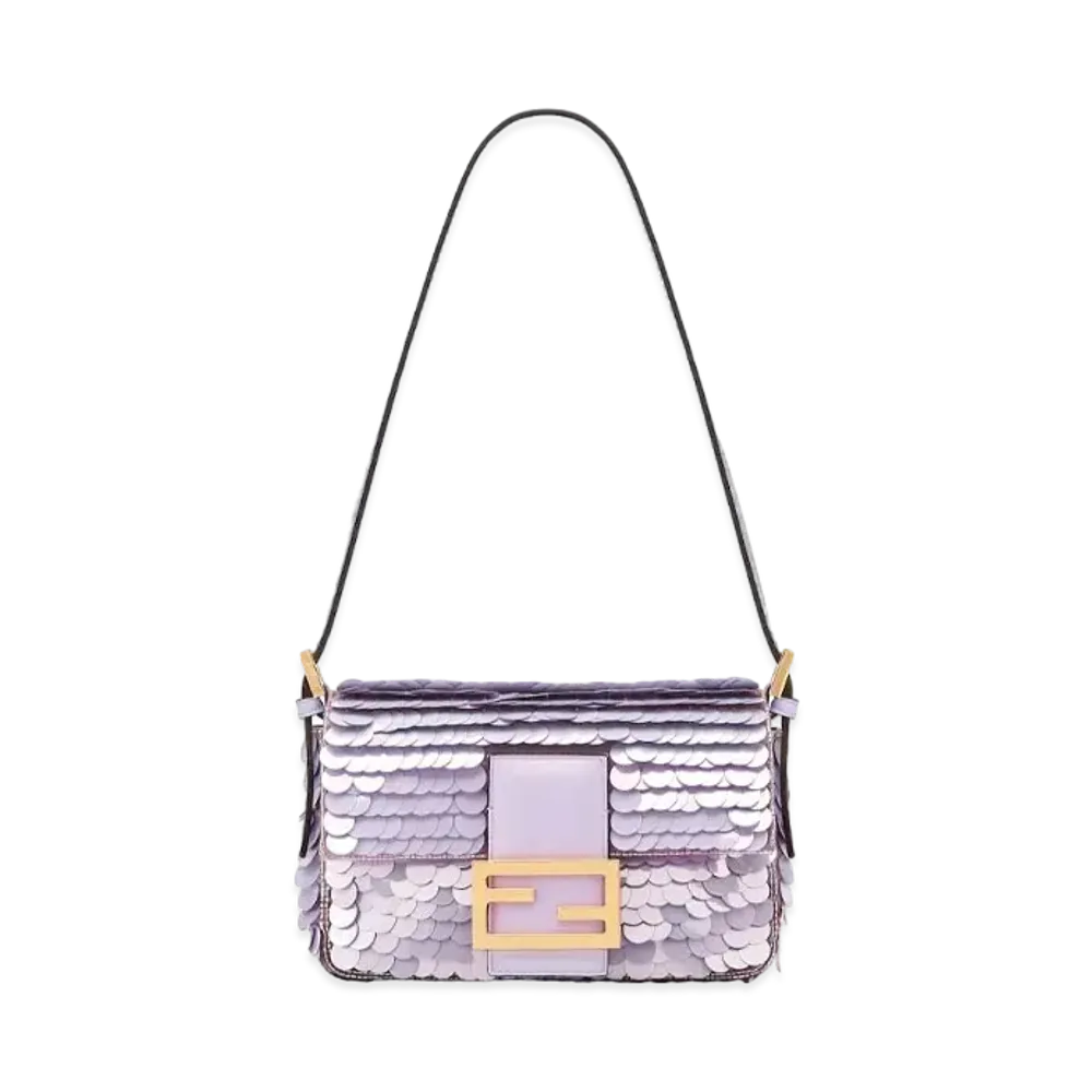 FENDI Baguette 1997 Small Fabric "Purple"
