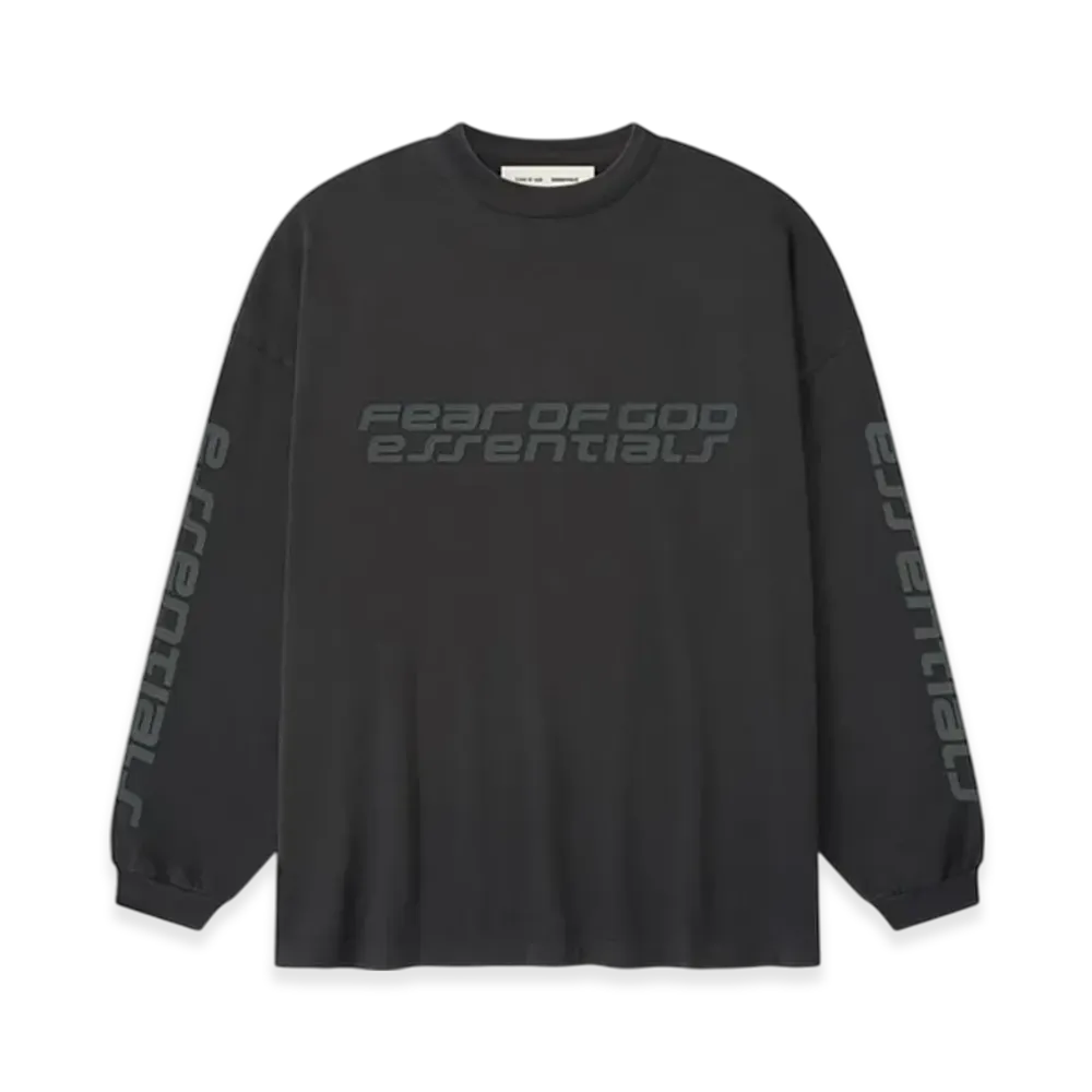 FEAR OF GOD ESSENTIALS 90's Long Sleeve Tee "Vintage Black"