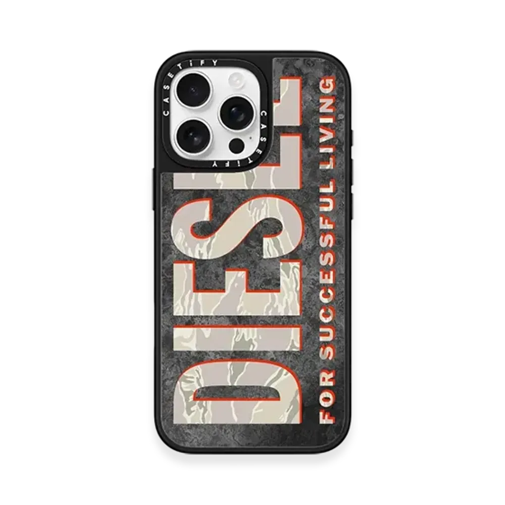 Diesel 60331 Casetify Moulded Case Iphone 16 Pro Max "Brown White"