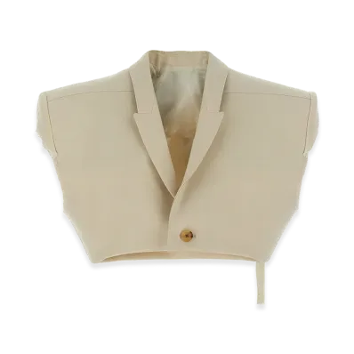 Rick Owens Women's Micro Tatlin' Vest "Beige"