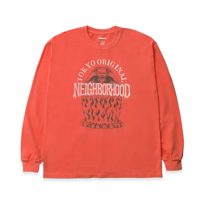 NEIGHBORHOOD NH Tee LS-3 "Orange"