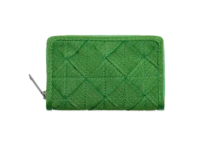 Bottega Veneta Zipped Coin Purse "Grass"