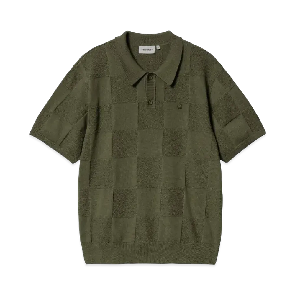 Carhartt WIP S/S Checker Polo "Dollar Green"