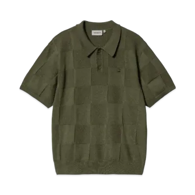 Carhartt WIP S/S Checker Polo "Dollar Green"