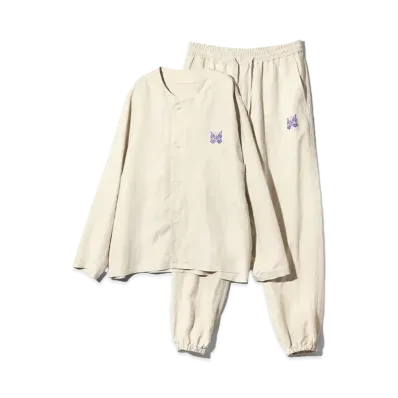 Needles Pajama Set - L/R Canvas "Ivory"