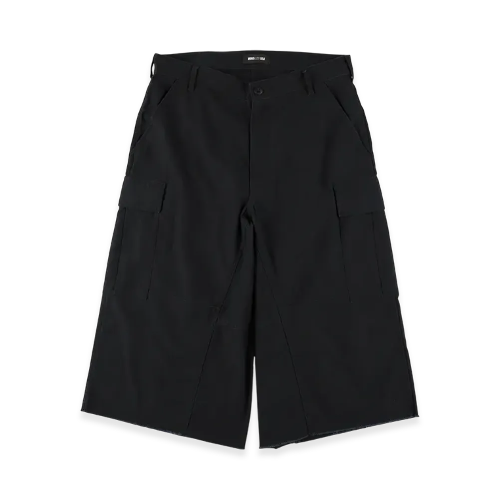 WIND AND SEA Cut Off Military Pant "Navy"