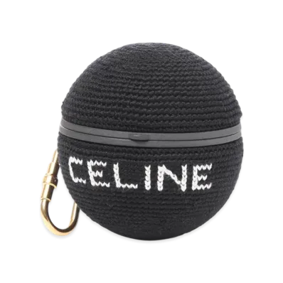 CELINE AirPods Pro Case With Keychain "Black"