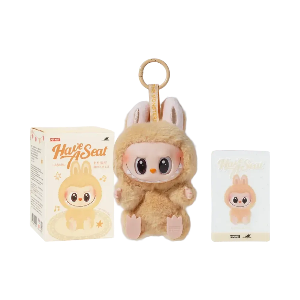 POP MART THE MONSTERS (LABUBU) Have a Seat Plush Series BABA