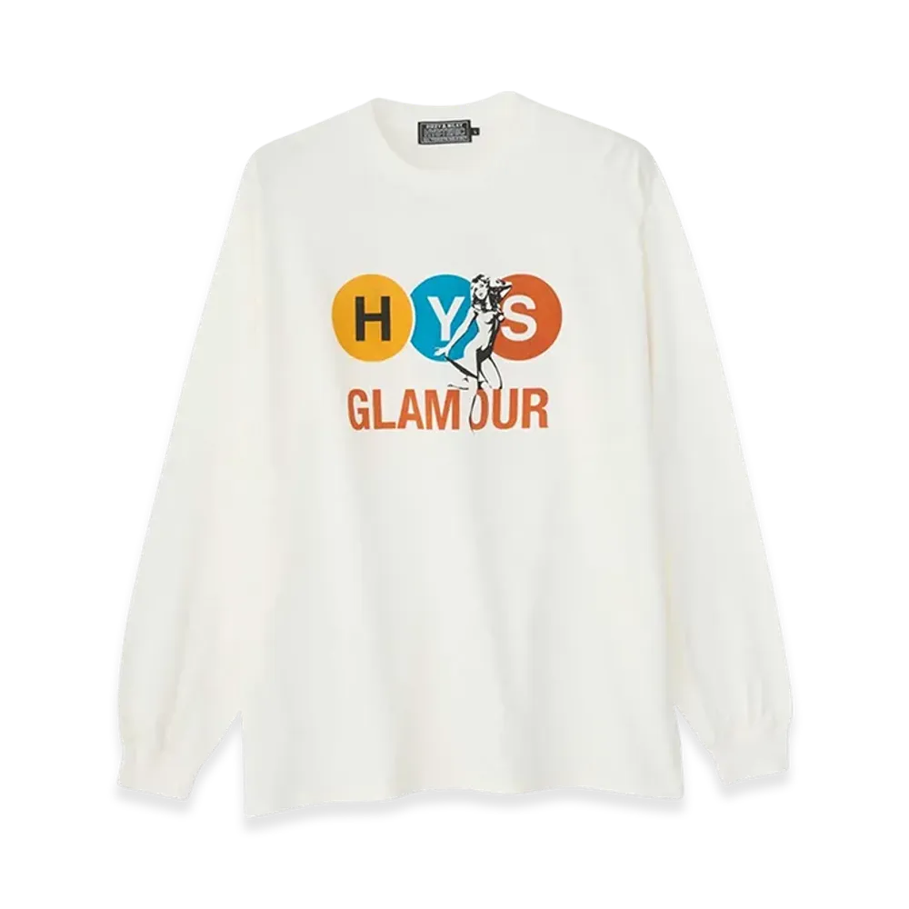 HYSTERIC GLAMOUR Subway T-Shirt "White"
