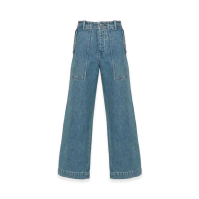 Maison Kitsune Jeans "Clear Blue"