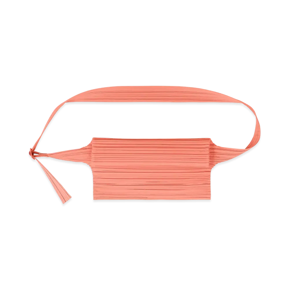 PLEATS PLEASE ISSEY MIYAKE Pleats Sacoche "Coral Orange"
