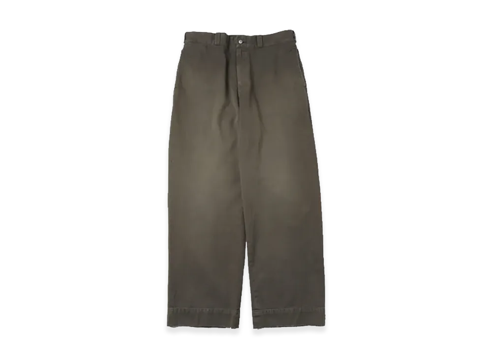 A.PRESSE Vintage Twill Work Pants "Olive"