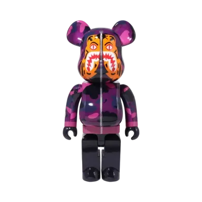 Bearbrick A BATHING APE Camo Tiger 1000%