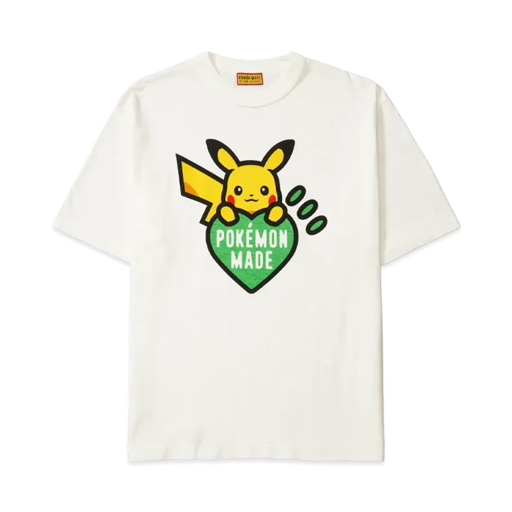 HUMAN MADE x Pokemon Made Graphic T-Shirt (Pikachu) 1928 "White"