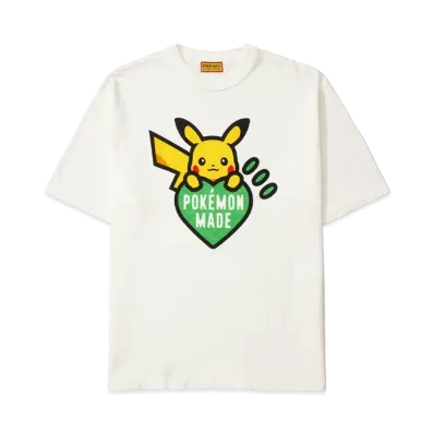 HUMAN MADE x Pokemon Made Graphic T-Shirt (Pikachu) 1928 "White"