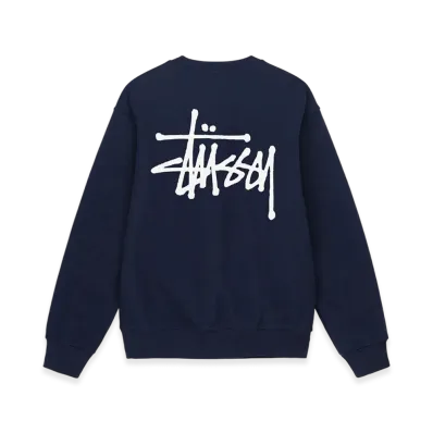 Stussy Basic Stussy Crew 2023 "Navy"