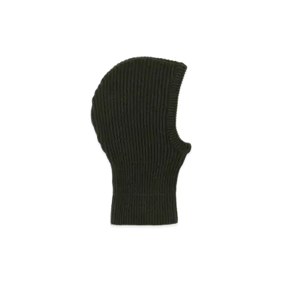 MM6 Maison Margiela Women's Numeric Signature MM6 Balaclava "Green"