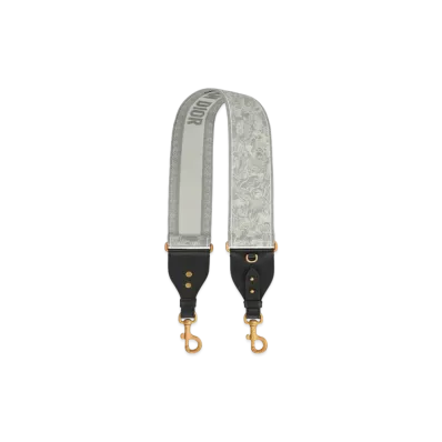 Dior Shoulder Strap With Ring "Gray"