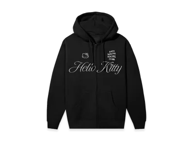 ANTI SOCIAL SOCIAL CLUB x Hello Kitty Ethereal Zip Hoodie "Black"