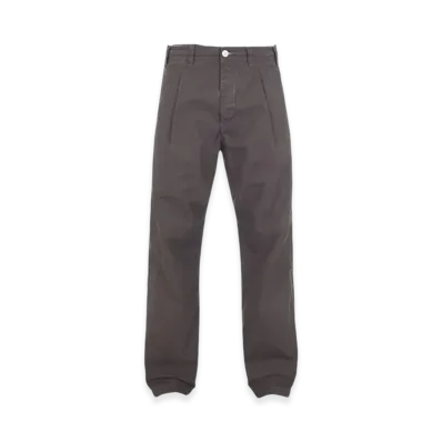 Stone Island 314X3 Plated Cotton Canvas Marina Chino Pants Loose Fit - 24SS "Steel Grey"