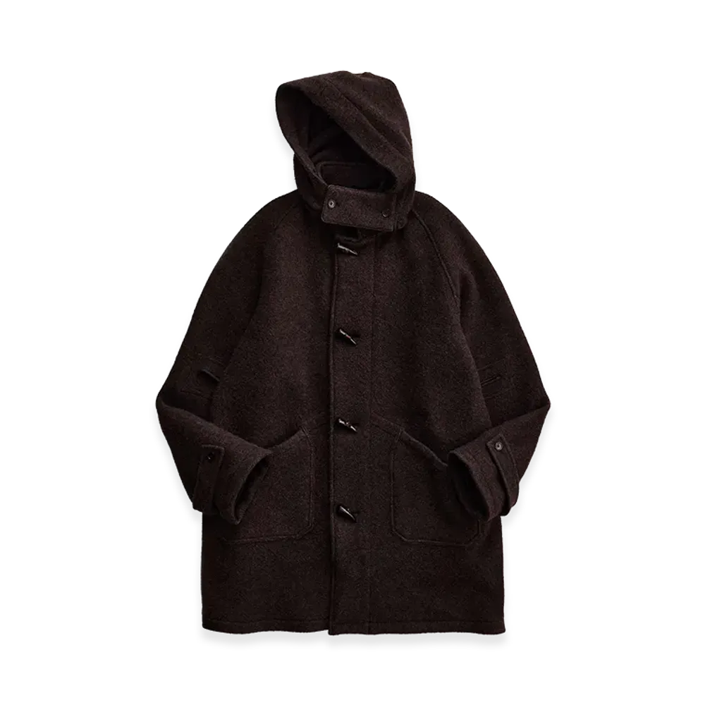 NICENESS K.Crimso Cashmere Wool Full-Felted Marine Coat "Mocha"