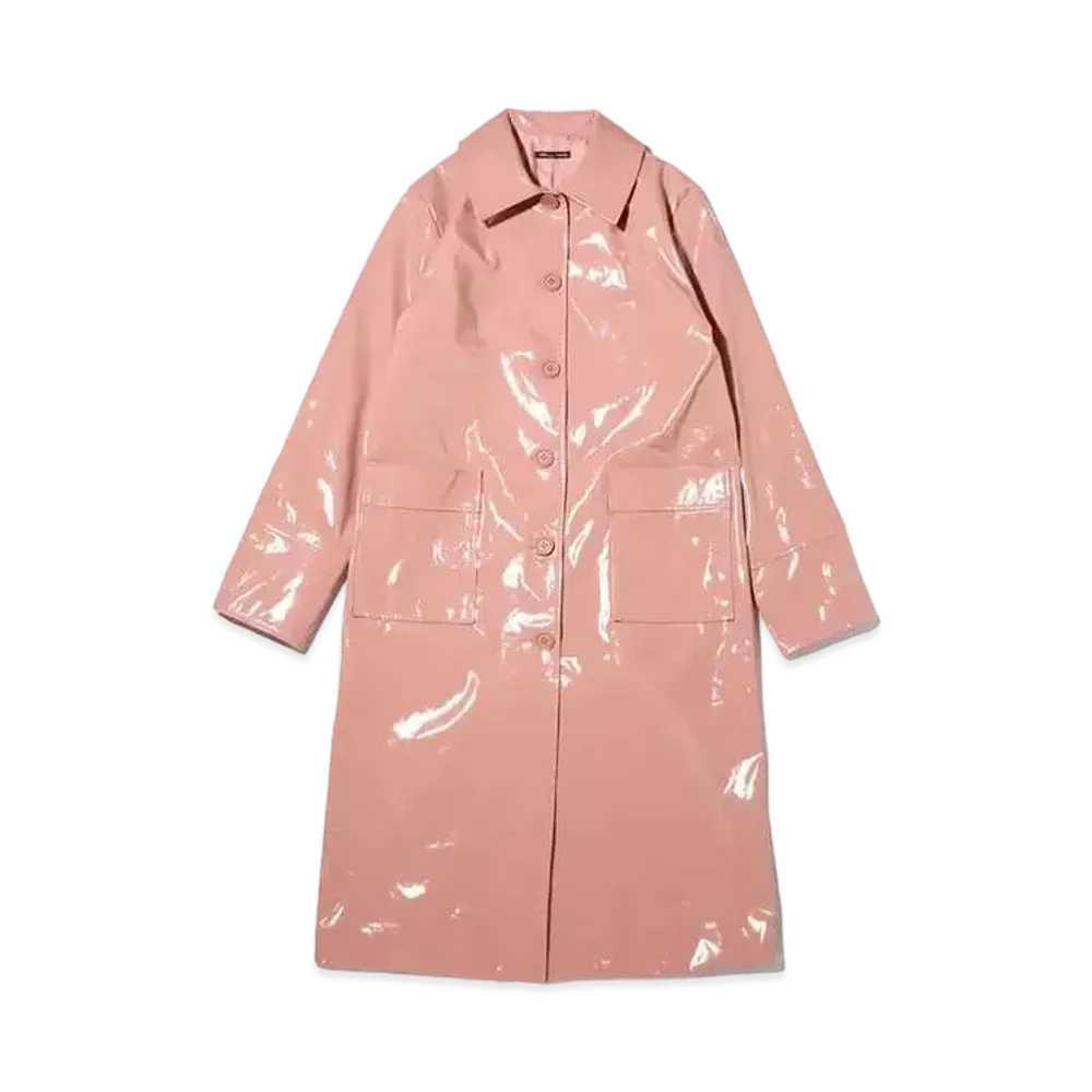 atmos pink x Riehata Belt Tsuki Enamel Coat "Pink"