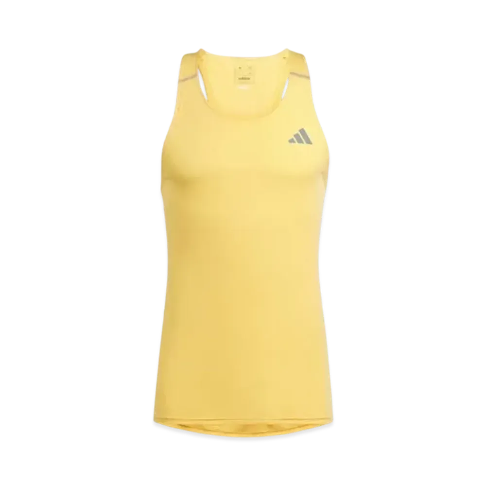 adidas Adizero Running Singlet "Semi Spark/Grey Six"