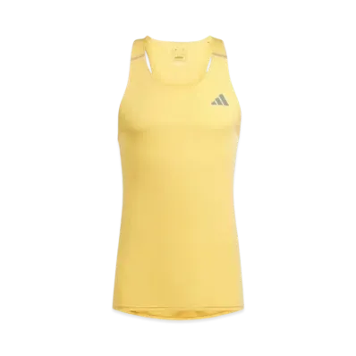 adidas Adizero Running Singlet "Semi Spark/Grey Six"