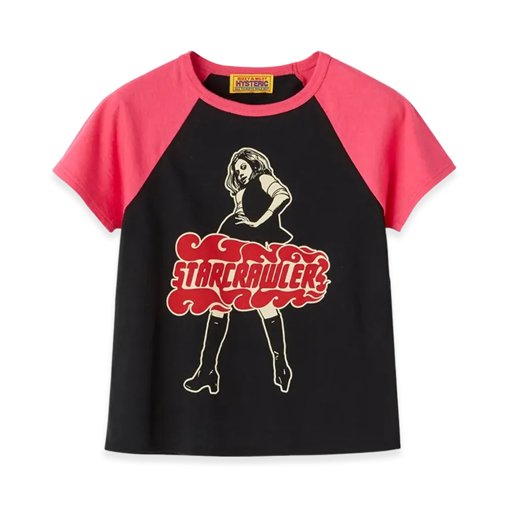 HYSTERIC GLAMOUR x Starcrawler Vixen Girl T-Shirt "Pink"