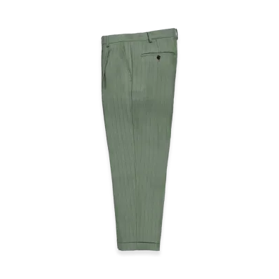 WACKO MARIA x Dormeuil Pleated Trousers Type-1,2,Double "Light Green"