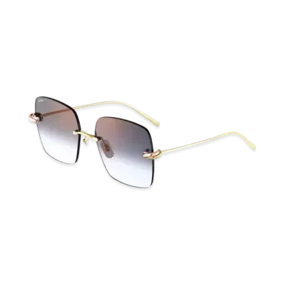 Cartier Trinity Sunglasses "Black/Gray"