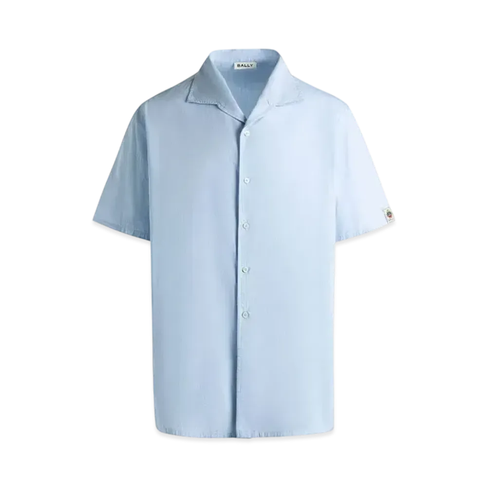 Bally Shirt In Light Blue Cotton "Blue"