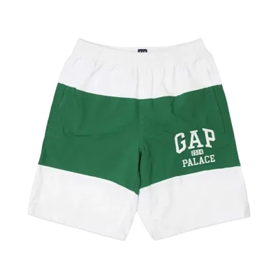 PALACE x Gap Board Short "White/Green"